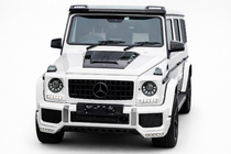 Mercedes G class W463 1990-2018 Hood Cover BRBS (2004-2018, Carbon) photo 1