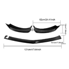 Mercedes S-class C217 Coupe 2014-2020 Front Bumper Lip V1 for AMG-Line 2015-2018 Carbon photo 6