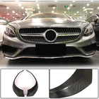 Mercedes S-class C217 Coupe 2014-2020 Front bumper inserts (for AMG-Line 2015-2018, Carbon) photo 1
