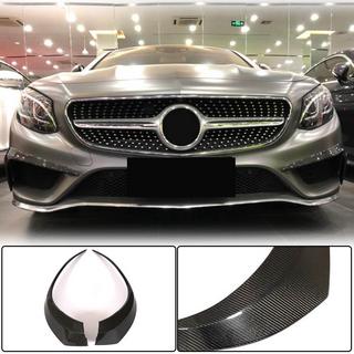 Front bumper inserts (for AMG-Line 2015-2018, Carbon) photo 1