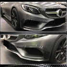 Mercedes S-class C217 Coupe 2014-2020 Carbon Front Bumper Covers (for AMG-Line 2015-2018) photo 5
