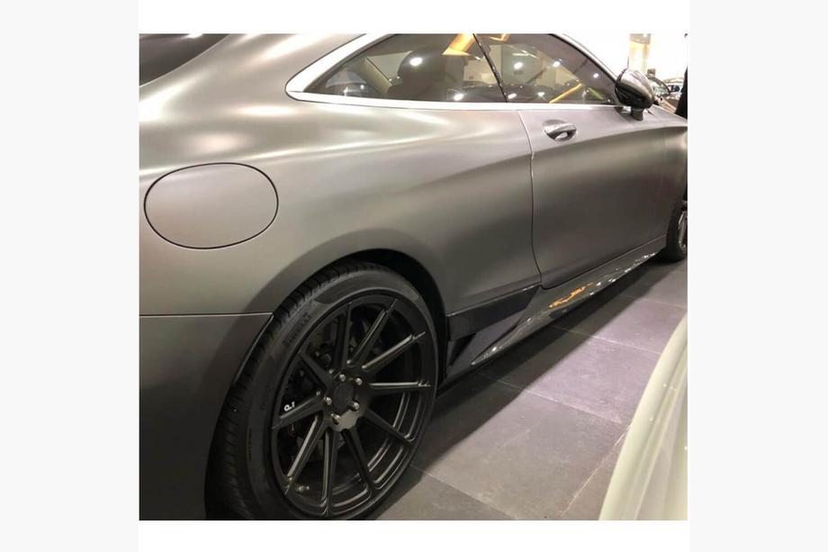 Mercedes S-class C217 Coupe 2014-2020 Side Skirts (for AMG-Line 2015-2018, Carbon) Photo 4