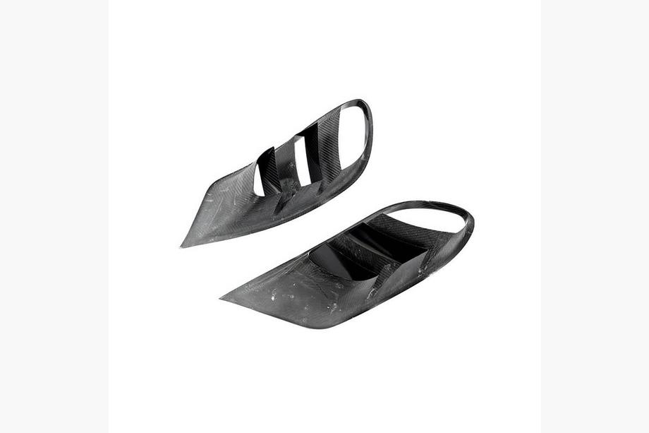 Mercedes S-class C217 Coupe 2014-2020 Front bumper inserts (for AMG-Line 2015-2018, dry carbon) Photo 5