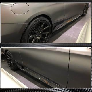 Side Skirt Extensions (for AMG-Line 2015-2018, Carbon) photo 3