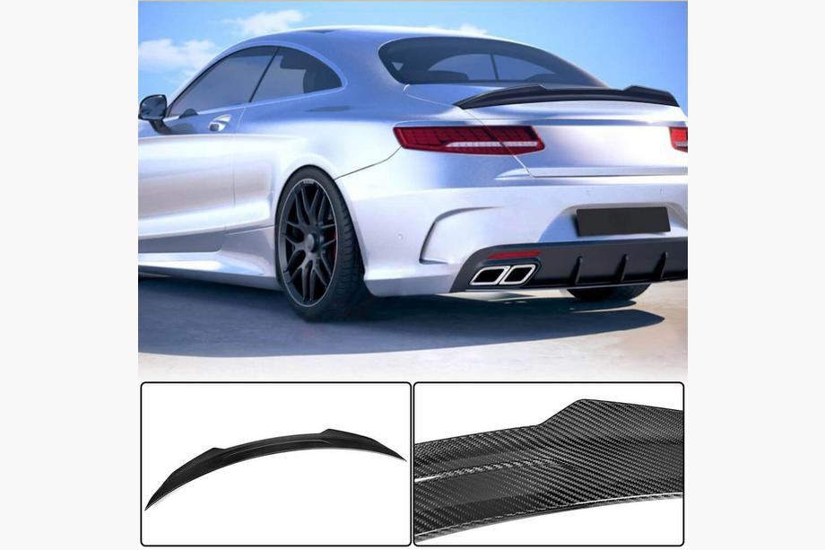 Mercedes S-class C217 Coupe 2014-2020 Spoiler V3 (Coupe, Dry Carbon) Image
