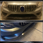 Mercedes S-class C217 Coupe 2014-2020 Front Bumper Lip V2 for AMG-Line 2015-2018 Carbon photo 4
