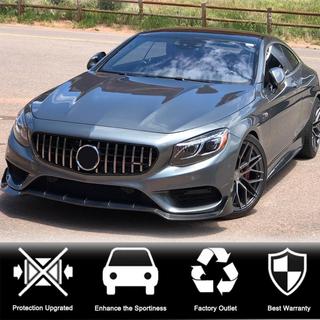 Front Bumper Lip V2 for AMG-Line 2015-2018 Carbon photo 3