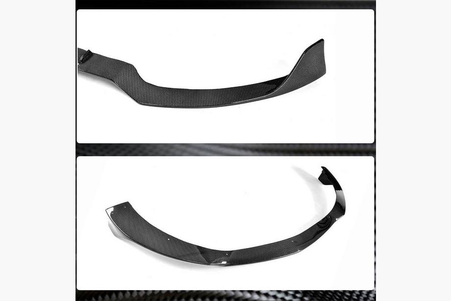 Mercedes S-class C217 Coupe 2014-2020 Front Bumper Lip V2 for AMG-Line 2015-2018 Carbon Photo 5