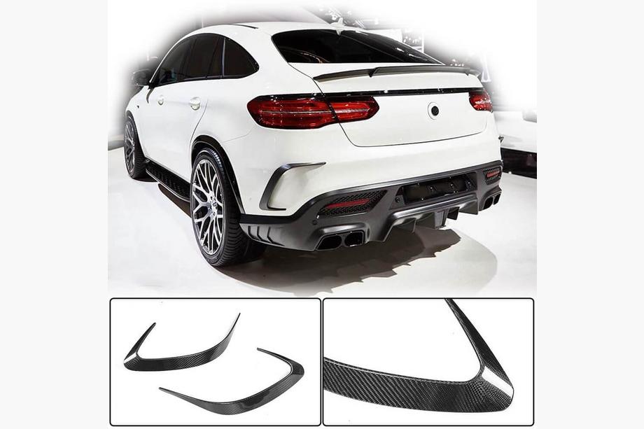 Mercedes GLE coupe C292 2015-2019 Carbon Rear Bumper Cover Photo 2