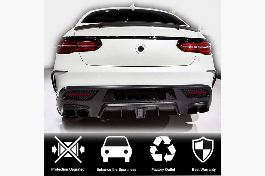 Mercedes GLE coupe C292 2015-2019 Carbon Rear Bumper Cover Photo 4