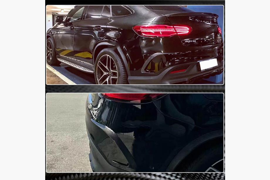 Mercedes GLE coupe C292 2015-2019 Carbon Rear Bumper Cover Photo 5