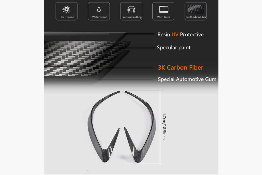 Mercedes GLE coupe C292 2015-2019 Carbon Rear Bumper Cover Photo 7