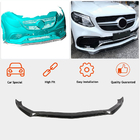 Mercedes GLE coupe C292 2015-2019 Front Bumper Lip Extensions (for GLE63 AMG, Plastic) photo 2