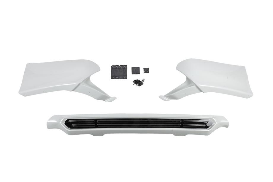 Toyota Land Cruiser Prado 150 2009-2023 Rear TRD diffuser trim, 3-piece (for 2017+) Black Photo 3