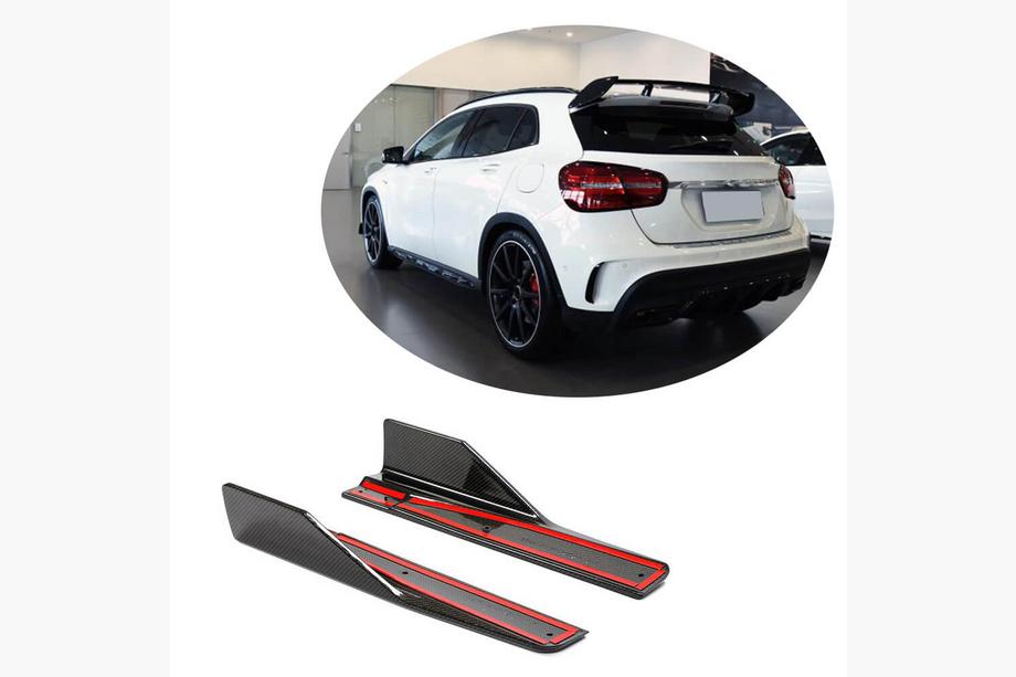 Mercedes GLA X156 2014-2019 Carbon Door Sill Covers (for GLA45 AMG 2013-2016) Image
