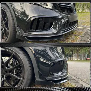 Carbon Front Bumper Flaps (for GLA45 AMG 2017-2020) photo 3