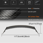Mercedes GLA X156 2014-2019 Spoiler V1 (Carbon) photo 5
