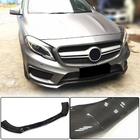 Mercedes GLA X156 2014-2019 Front Bumper Lip Spoiler (for GLA45 AMG 2013-2016, Carbon) photo 1