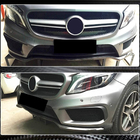 Mercedes GLA X156 2014-2019 Front Bumper Lip Spoiler (for GLA45 AMG 2013-2016, Carbon) photo 4