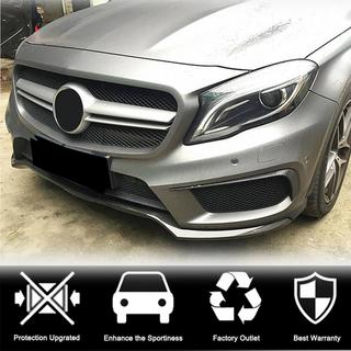 Front Bumper Lip Spoiler (for GLA45 AMG 2013-2016, Carbon) photo 2