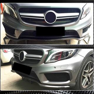 Front Bumper Lip Spoiler (for GLA45 AMG 2013-2016, Carbon) photo 4