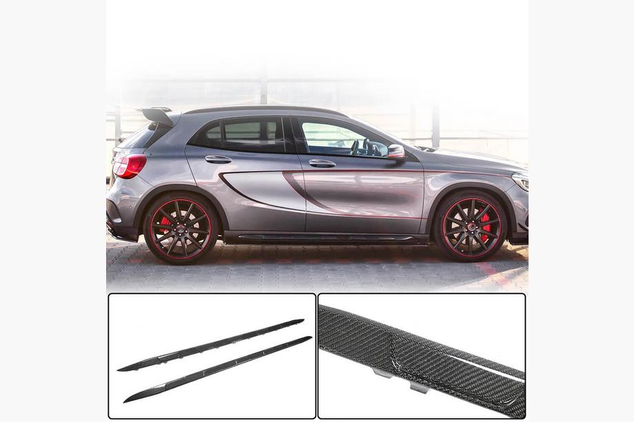Mercedes GLA X156 2014-2019 Side Skirts (for GLA45 AMG 2013-2016, Carbon) Image