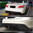 Mercedes E-class coupe C207 2010-2017 Rear Bumper Diffuser for AMG-Line 2014-2016, Carbon photo 3