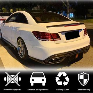 Rear Bumper Diffuser for AMG-Line 2014-2016, Carbon photo 2