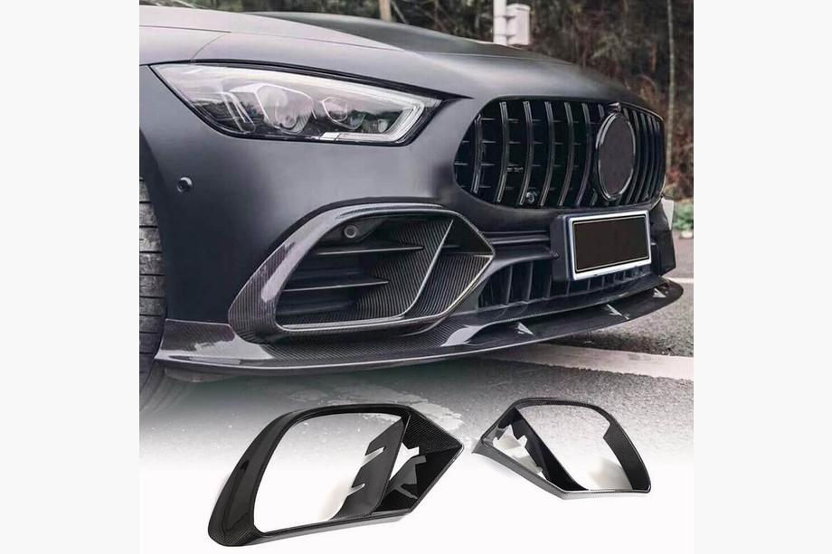 Mercedes AMG GT 4 X290 2018- Bumper Inserts (for GT43/GT50/GT53 2018-2022, Carbon) Image