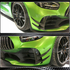 Mercedes AMG GT C190/R190 2014-2022 Front bumper extensions V2 (for GT R 2016-2019, Dry Carbon) photo 4