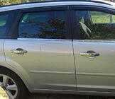 Ford Focus II 2008-2011 Chrome Handle Cup Covers (4 pcs, plastic) photo 3