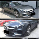 Mercedes AMG GT C190/R190 2014-2022 Front Bumper Lip Spoiler (for 2015-2017, Carbon) photo 4