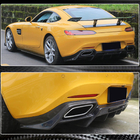 Mercedes AMG GT C190/R190 2014-2022 Rear Bumper Diffuser (for 2015-2017, Carbon) photo 3