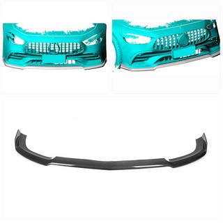 Front Bumper Lip Spoiler (for GT43/GT50/GT53 2018-2022, Carbon) photo 2