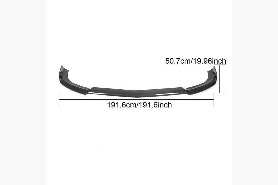 Mercedes AMG GT 4 X290 2018- Front Bumper Lip Spoiler (for GT43/GT50/GT53 2018-2022, Carbon) Photo 6