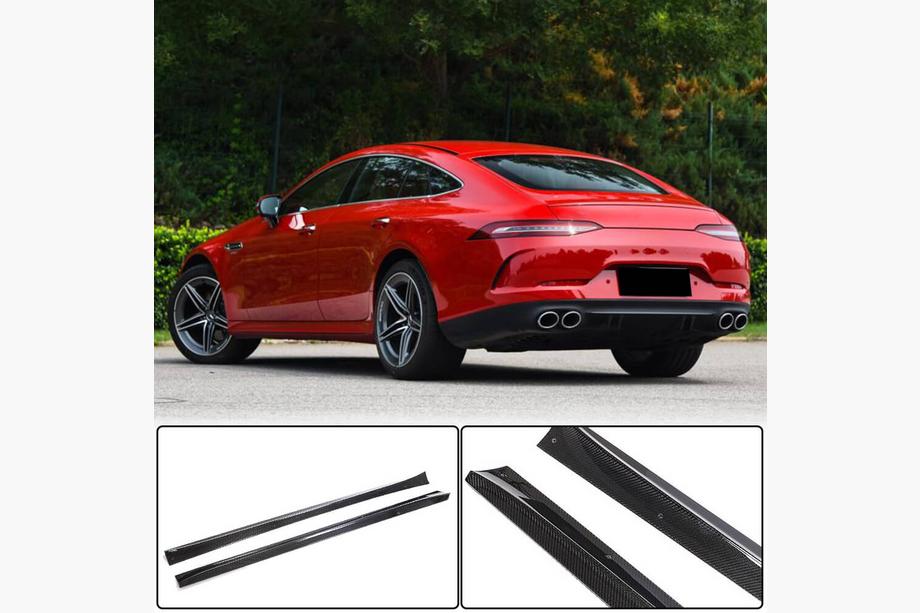 Mercedes AMG GT 4 X290 2018- Side Skirts (for GT50/GT63 2018-2022, Carbon) Image