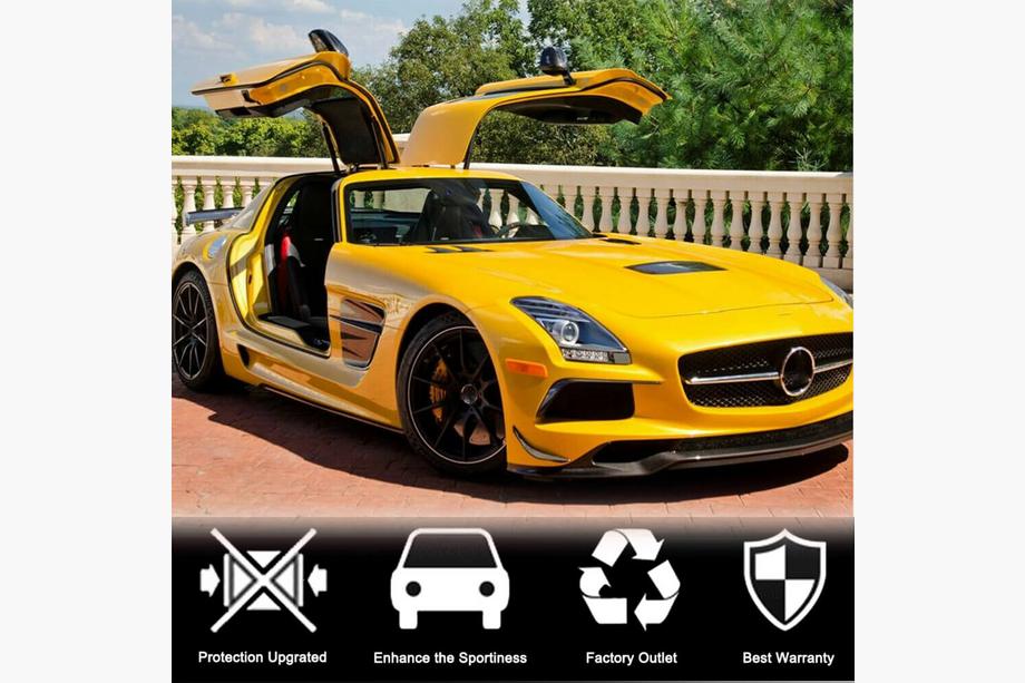 Mercedes SLS C197 2010-2014 Front Bumper Lip Spoiler (Carbon) Photo 3