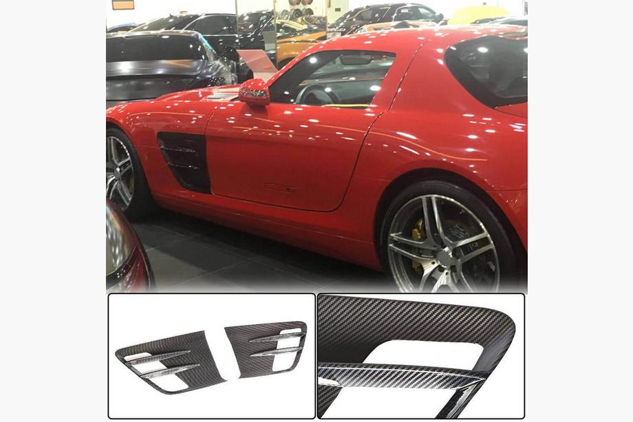 Mercedes SLS C197 2010-2014 Front Fender Covers (Dry Carbon) Image
