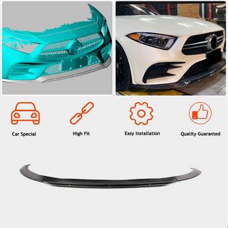 Front Bumper Lip Spoiler (for AMG/AMG-Line 2018-2020, Carbon) photo 2