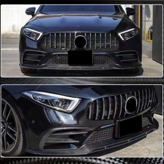Front Bumper Lip Spoiler (for AMG/AMG-Line 2018-2020, Carbon) photo 4
