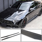 Mercedes CLS C257 2018- Side Skirts V1 (for AMG/AMG-Line 2018-2020, Carbon) photo 1