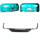 Mercedes CLS C257 2018- Rear Bumper Diffuser V1 for AMG-Line 2018-2020 Carbon photo 2