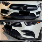 Mercedes CLS C257 2018- Front Bumper Extensions (for AMG-Line 2018-2020, Carbon) photo 5