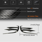 Mercedes CLS C257 2018- Front Bumper Extensions (for AMG-Line 2018-2020, Carbon) photo 6