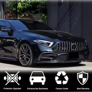 Front Bumper Extensions (for AMG-Line 2018-2020, Carbon) photo 3