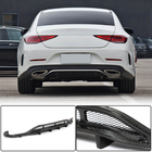 Mercedes CLS C257 2018- Rear Bumper Diffuser V2 for AMG-Line 2018-2020, Carbon photo 1