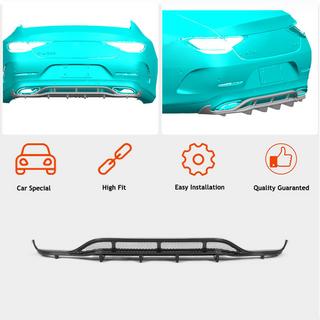 Rear Bumper Diffuser V2 for AMG-Line 2018-2020, Carbon photo 2