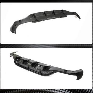Rear Bumper Diffuser V2 for AMG-Line 2018-2020, Carbon photo 3