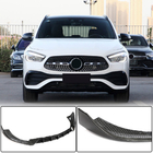 Mercedes GLA H247 2020- Front Bumper Lip Spoiler (for AMG/AMG-Line, Carbon) photo 1