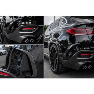 Rear Bumper Carbon Trim for GLE 350/GLE450/GLE63 2019-2023 photo 2